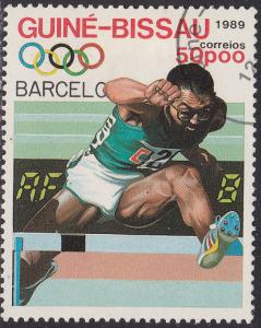 Guinea-Bissau 849 Olympic Hurdles 1989