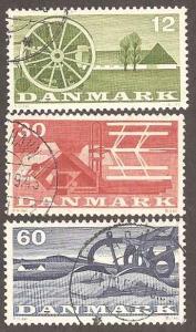 Denmark 371-373 Used VF
