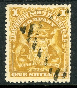 Southern Rhodesia 1898 British South Africa 1' SG #84 VFU A628
