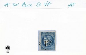 FRANCE  45   USED  VF  ON PIECE