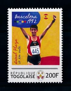 [78105] Togo  Olympic Games Barcelona Spanish Champion Athletics  MNH