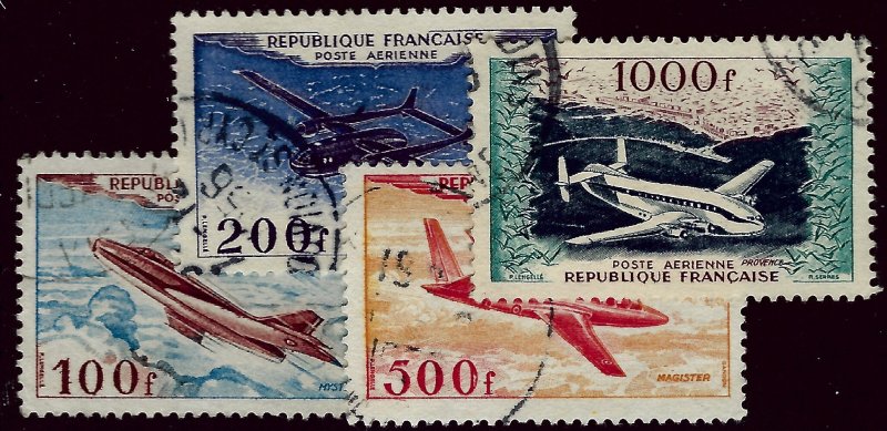 France SC C29-C32 Used F-VF SCV$29.00...Worth a Close Look!