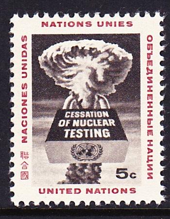 133 United Nations 1964 Nuclear Test Ban MNH