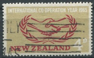 New Zealand Sc#373 Used, 4p car,  (1965)