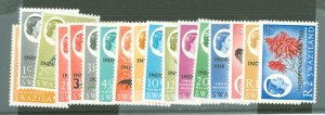 Swaziland #143-159 Mint (NH) Single (Complete Set)