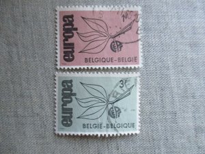 Belgium, Scott# 636-637, used