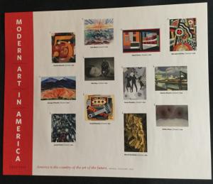 US #4748 MNH Pane of 12 Modern Art