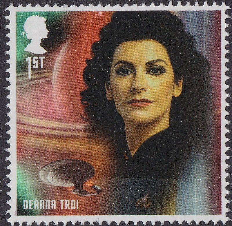 GB 4450 Star Trek Character Deanna Troi 1st single (1 stamp) MNH 2020