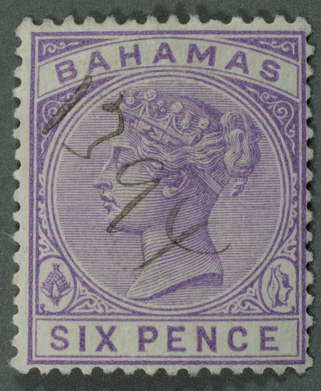 Bahamas #30 Used Fine Hand Cancel 1 3 94