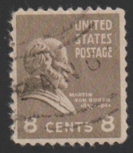 SC# 813 - (8c) - Van Buren USED single