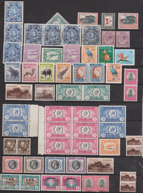 SOUTH AFRICA 1910/64 COLLECTION MINT OG/USED TO 10/-