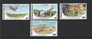 TOGO - 1978 AIR POST - WRIGHT BROTHERS - SCOTT C336 TO C339 - MNH
