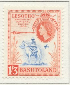 1959 BASUTOLAND 1s3d MH* Stamp A4P14F39743-