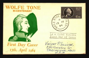 Ireland 1964 Wolfe Series FDC / Nice Cachet - Z16937