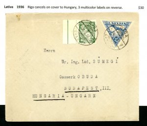 Latvia 1936 Cover