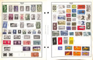 Ireland Stamp Collection on 15 Harris Pages, 1922-1988 (BJ)