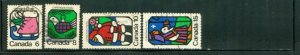 Canada Christmas , 4 stamps