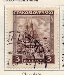 Czechoslovakia 1929 Early Issue Fine Used 3k. 086399