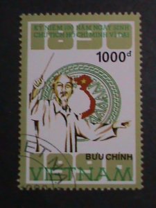 ​VIETNAM-1990 CENTENARY OF  HO CHI  MINH CTO VERY FINE WE SHIP TO WORLD WIDE