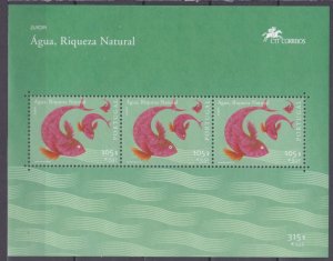 2001 Portugal 2503/B168 Europa Cept / Marine fauna 6,50 €