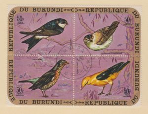 Burundi #C137 Stamps - Used Block of 4