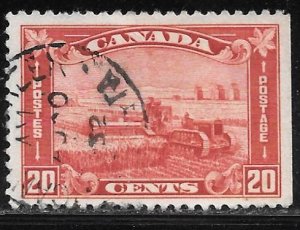 Canada 175: 20c Harvesting Wheat, Arch issue, used, SE