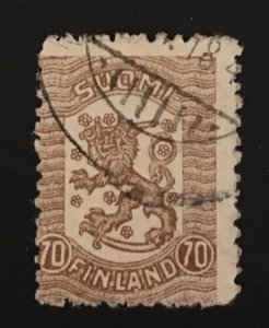 Finland Sc. #116, used