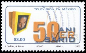 Mexico 2000 Sc 2218 Television in Mexico 50th Anniversary