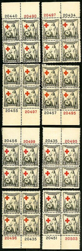 US Stamps # 702 MNH F-VF Lot of 25 Plate Blocks