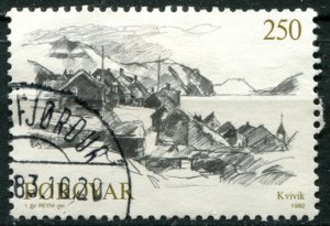 Faroe Islands Sc#85 Used, 250o multi, Villages (1982)