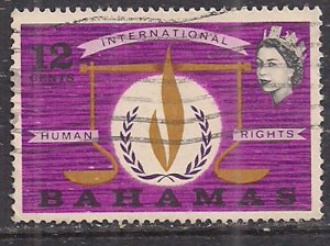 Bahamas 1968 QE2 12cents SG 313 used ( G587 )