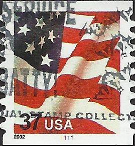 P.N.C. 1111 # 3632 USED FLAG