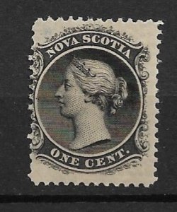 1860-3 Nova Scotia 8 1¢ Queen Victoria MH
