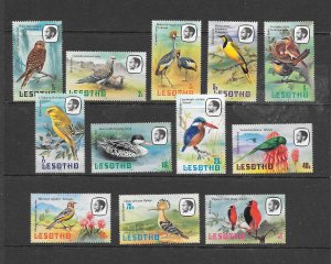 BIRDS - LESOTHO #321-32 (SHORT SET) MNH