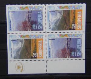 Albania 2004 Europa Holidays in block x 4 (2 sets) MNH