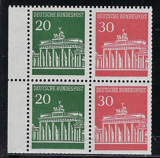 Germany Bund Scott # 953b, mint nh, se-tenant, bookletpane