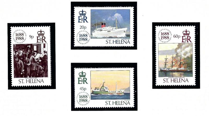 St Helena 501-04 MNH 1988 Lloyds of Londone