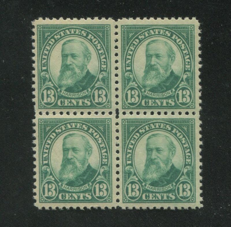 1926 United States Postage Stamp #622 Mint Never Hinged Very Fine OG Block of 4