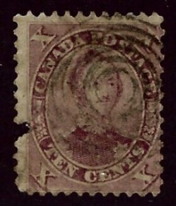 Canada SC#16 Used w/faults SCV$6500...fill a key spot!!