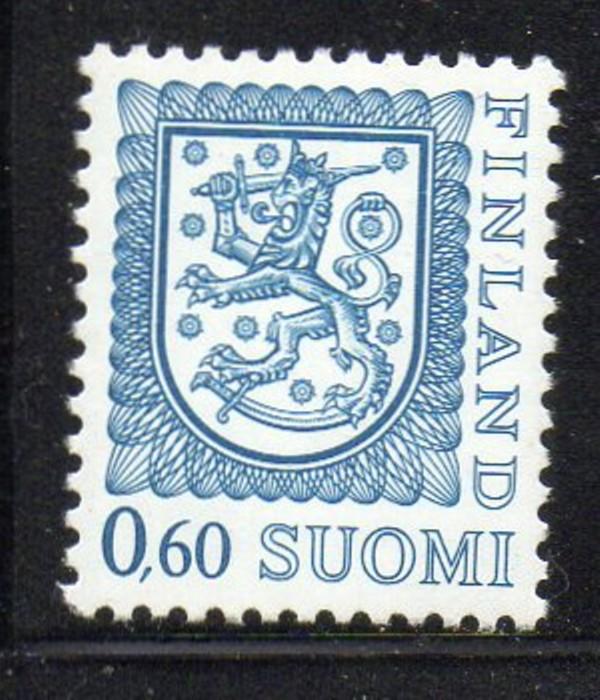 Finland Sc 560a 1988 .6m Coat of Arms stamp perf 13 x 12 1/2 mint NH