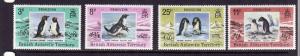 British Antarctic Territory-Sc#72-5-unused NH set-Birds-Penguins-1979-