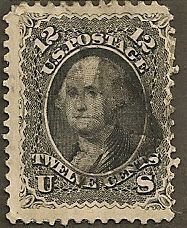 US #69 USED 12 Cent Washington 1861 with PSE Cert