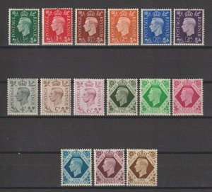 GREAT BRITAIN 1937/47 SG 462/75 MNH Cat £45