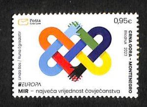 Montenegro 2023, Europa, peace 1v, MNH