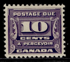 CANADA GV SG D17, 10c violet, M MINT. Cat £30.