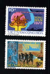 South Vietnam Scott 512-513  MNH** Agriculture set CV $7