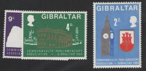 Gibraltar #219-221 MNH-XF