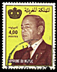 Morocco 571, used, King Hassan II