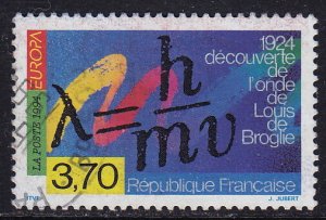 France - 1994 - Scott #2420 - used - Science Louis de Broglie