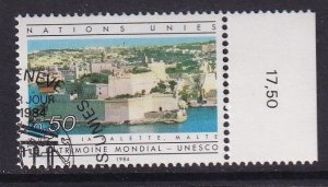 United Nations Geneva  #124 cancelled  1984 world heritage 50c